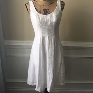 White Cotton Nine West Dress Size 8